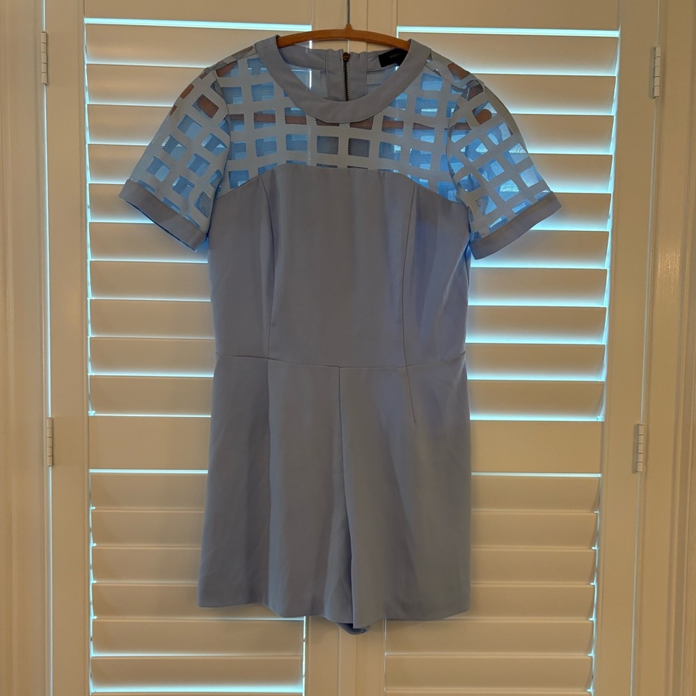 River Island Light Blue Romper